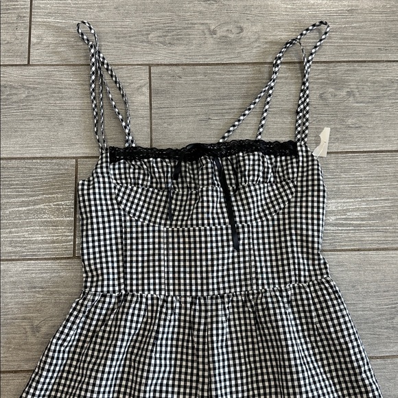 Princess Polly Trynia Gingham Cotton Romper New! - Picture 9 of 13